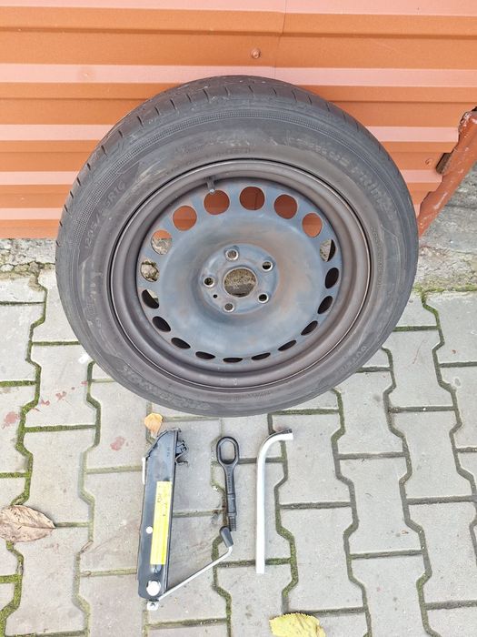 Roata de rezerva R16,cric,cheie roti Vw Passat B6,B7,Golf 5