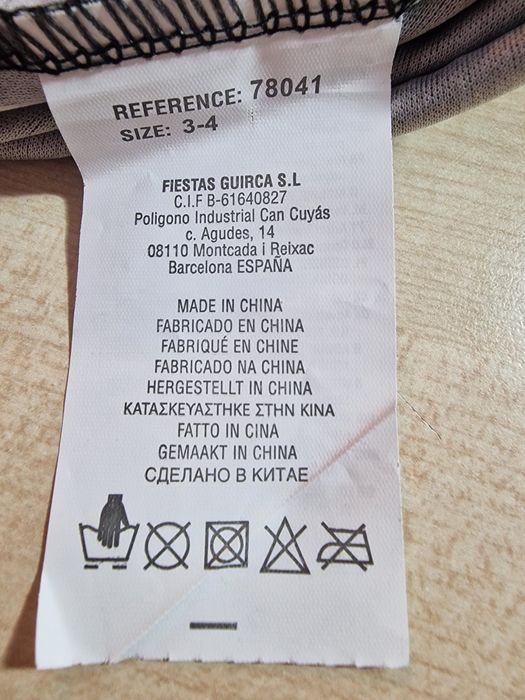 Rochie Wednesday Addams fetițe 3-4 ani, nouă, nepurtată