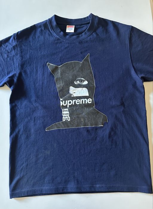 Тениска Supreme – Тъмносиня, Размер M
