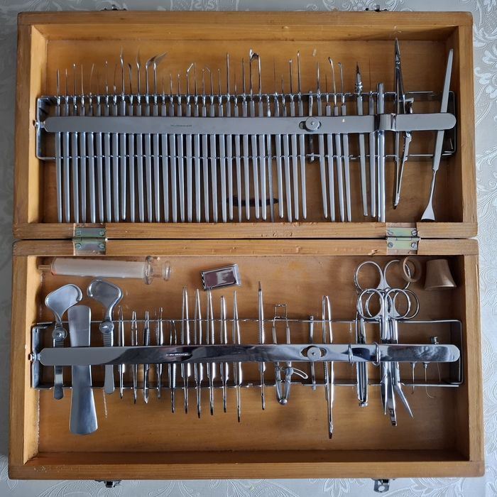 Set chirurgical oftalmologic/oftalmoscop/otoscop/set acupunctura