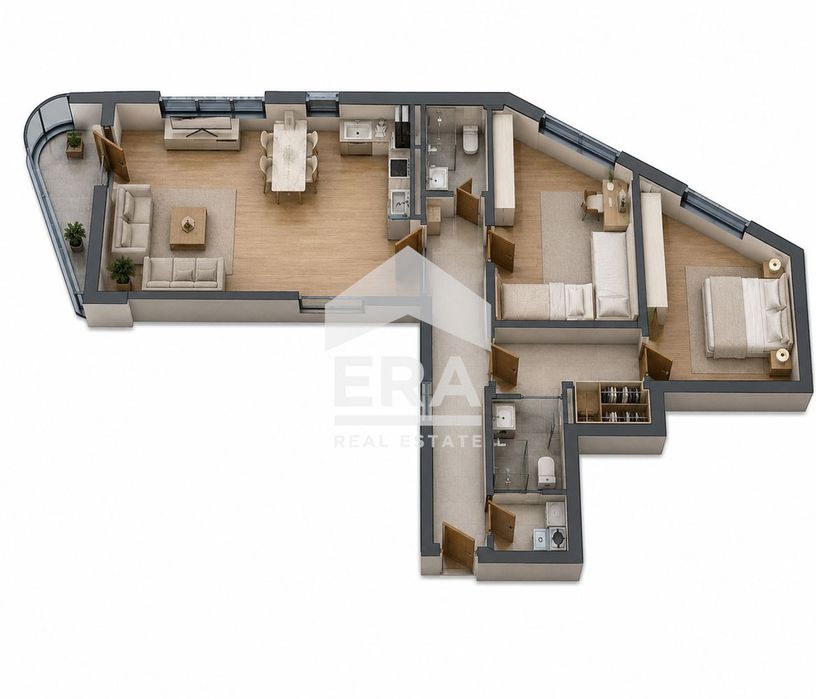 Продава се Тристаен апартамент в София, Витоша - 117 кв.м за 2761 €/кв.м - Снимка #1