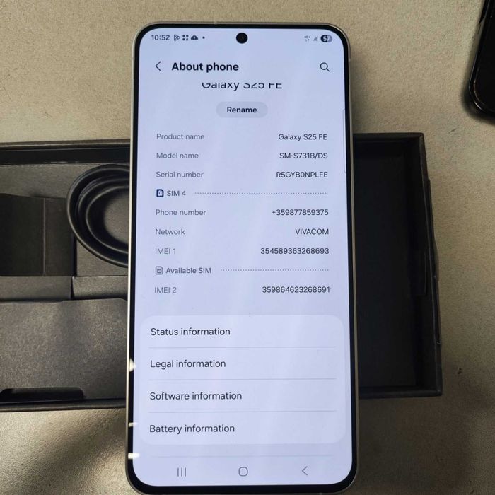 Samsung Galaxy S25Fe 256/8GB Лизингов!!!