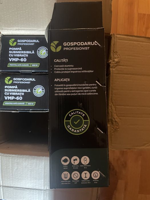 Pompa submersibila noua,sigilata in cutie