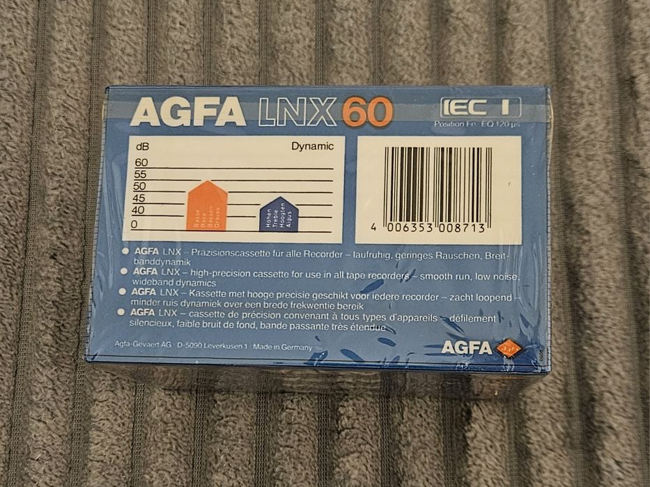 4 Casete Audio AGFA LNX60 sigilate