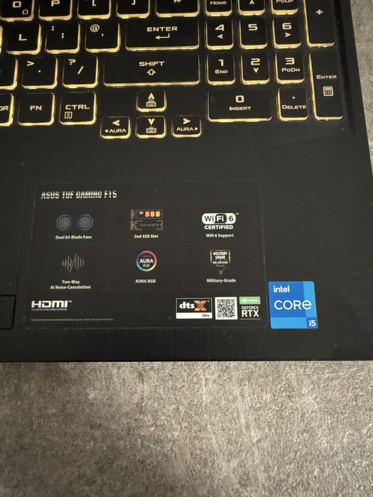 Leptop de gaming Asus TUF F15