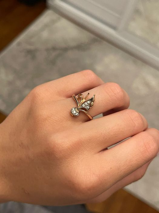 Кольцо с бриллиантами