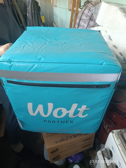 Термосумка Вольт (Wolt)+каска в подарок