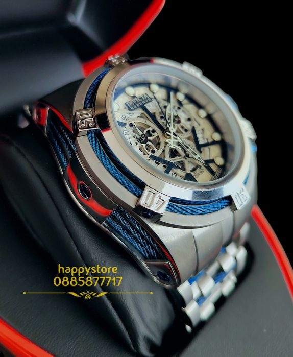 часовник INVICTA Zeus-Reserve Silver 52 mm, Инвикта нов