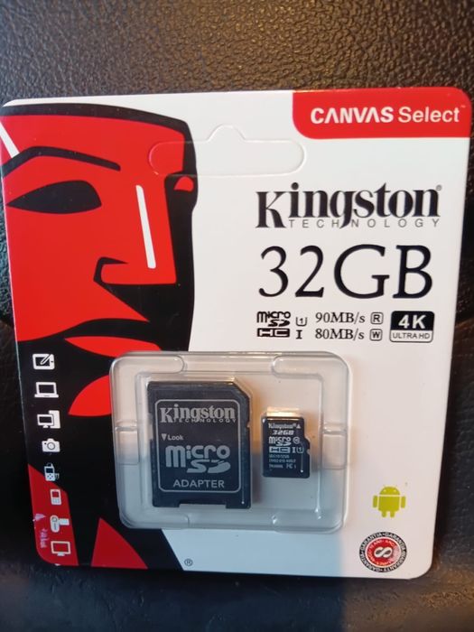 Sd флэшки новые kingston