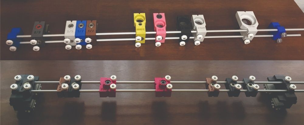 Sablon mobila gaurire/frezare in cant/margine PAL 18mm analog Virutex