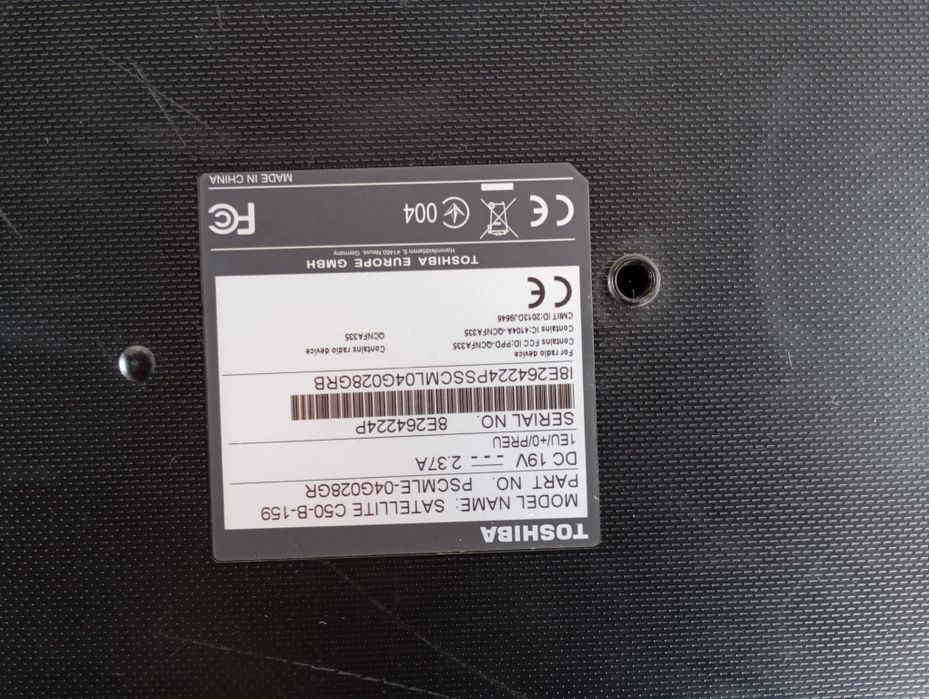 Laptop Toshiba Satelite