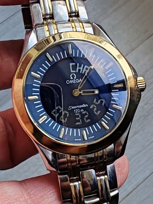 Ceas Omega Seamaster 120 Analogic Digital Aur-Otel