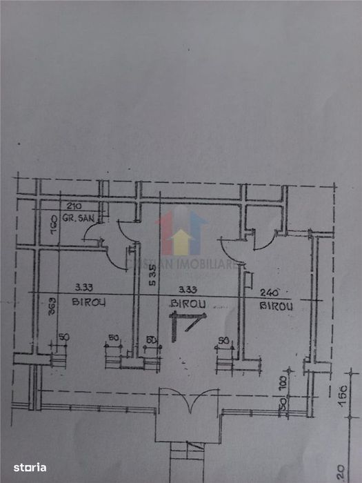 Spatiu comercial, 60 mp, 3 camere, vitrina stradala, zona  Ultra Centr