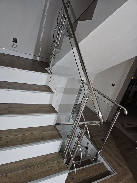 Balustrade inox cu sticla Arges/Valcea/Bucuresti