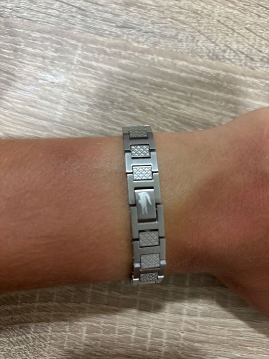 Stainless steel Lacoste гривна