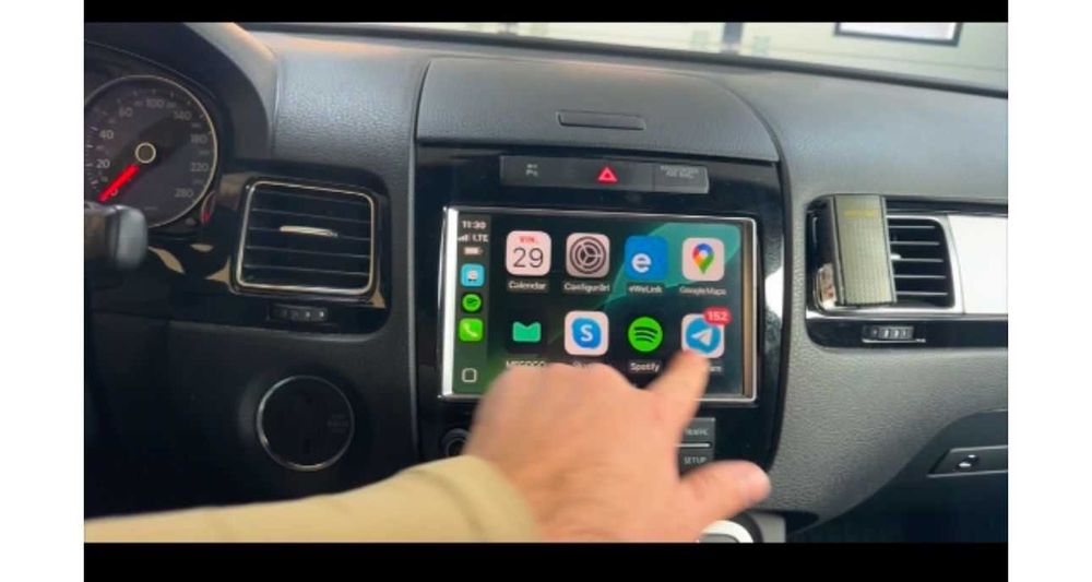 Modul Carplay si ANDROID AUTO VW Touareg 7P Wireless + Camera