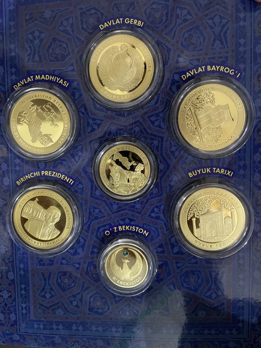 999/1000 пробали тилла қопламали танга комплект