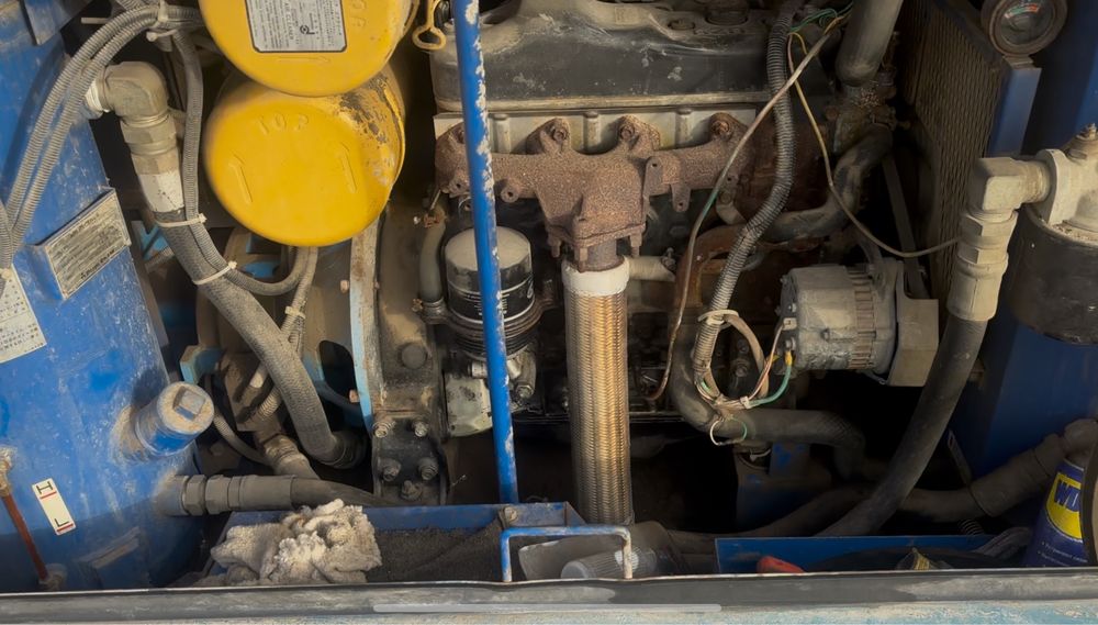 Продаю дизельный компрессор Denyo 180 б/у| На шасси