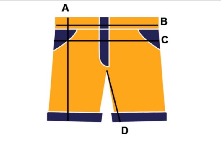 Pantaloni scurti crem/bej 50