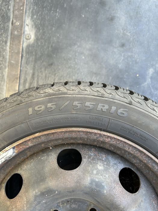 Cauciucuri cu jante 195/55/16 Peugeot