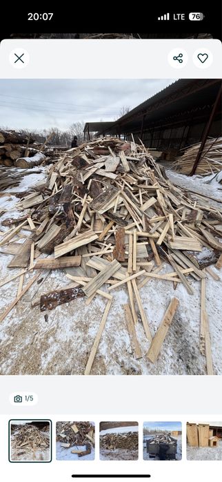 Продам дрова пиленные готовы к растопке