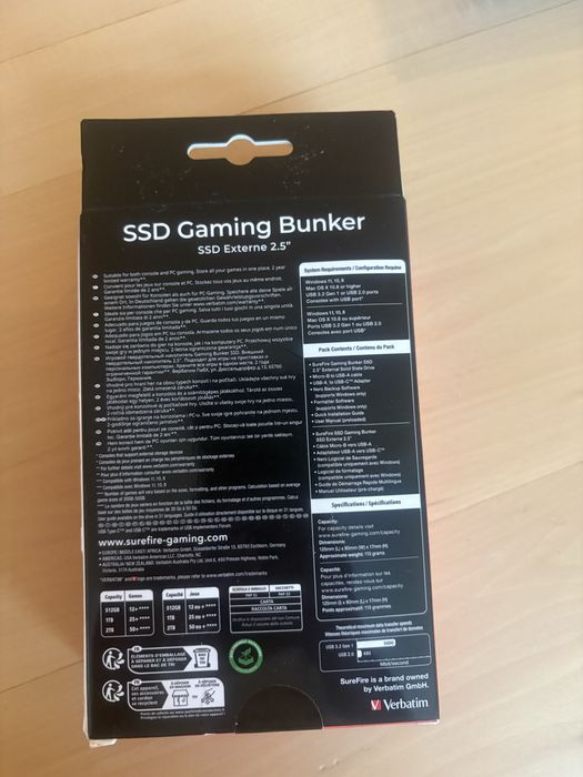 Surefire Ssd extern 1Tb nou