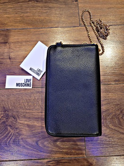 Портфейл чанта на Moschino. Еко кожа,
