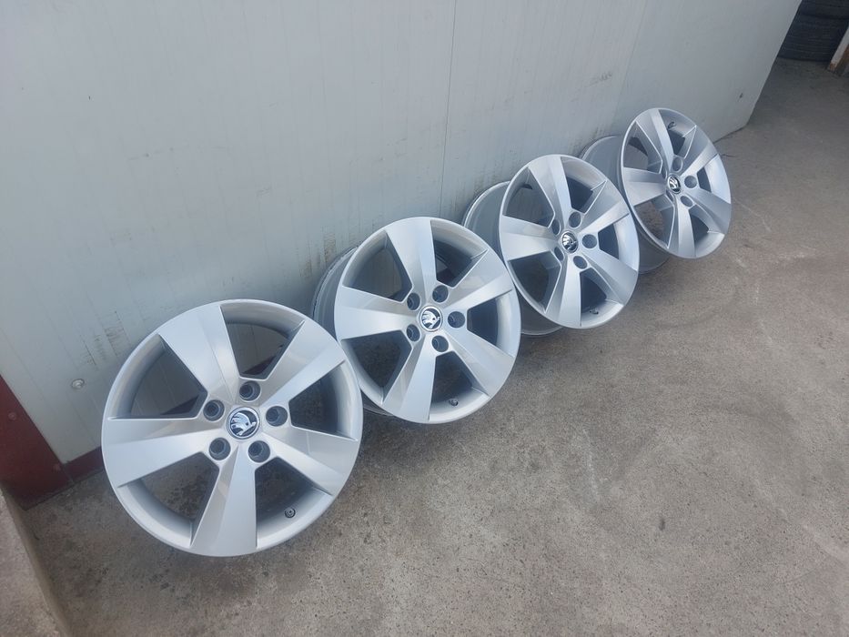 Jante aluminiu originale r16 / Skoda Vw Audi Seat MG / 5x112