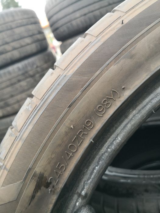 245 40 19 цола гуми hankook dot  22