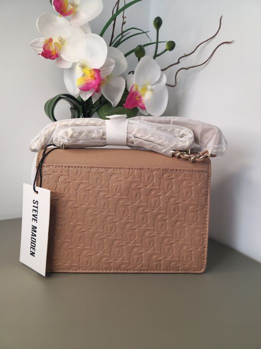 Оригинална дамска чанта Steve Madden - Пудра розова