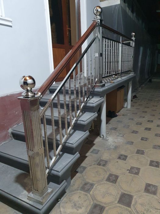 Нержавейка перила 265000 стеклянный козерог