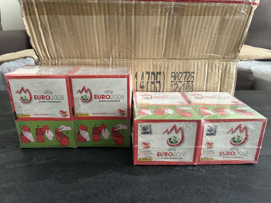 Промоция! Panini Euro 2008 – пълна запечатана кутия със 100 пакетчета