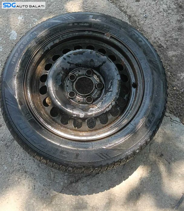 Roata Janta Rezerva Tabla Anvelopa Iarna M+S 195 65 15 R15 5x112 Mercedes W210 Clasa E Class 1995 - 2002 Cod 2104000202[mx1174]