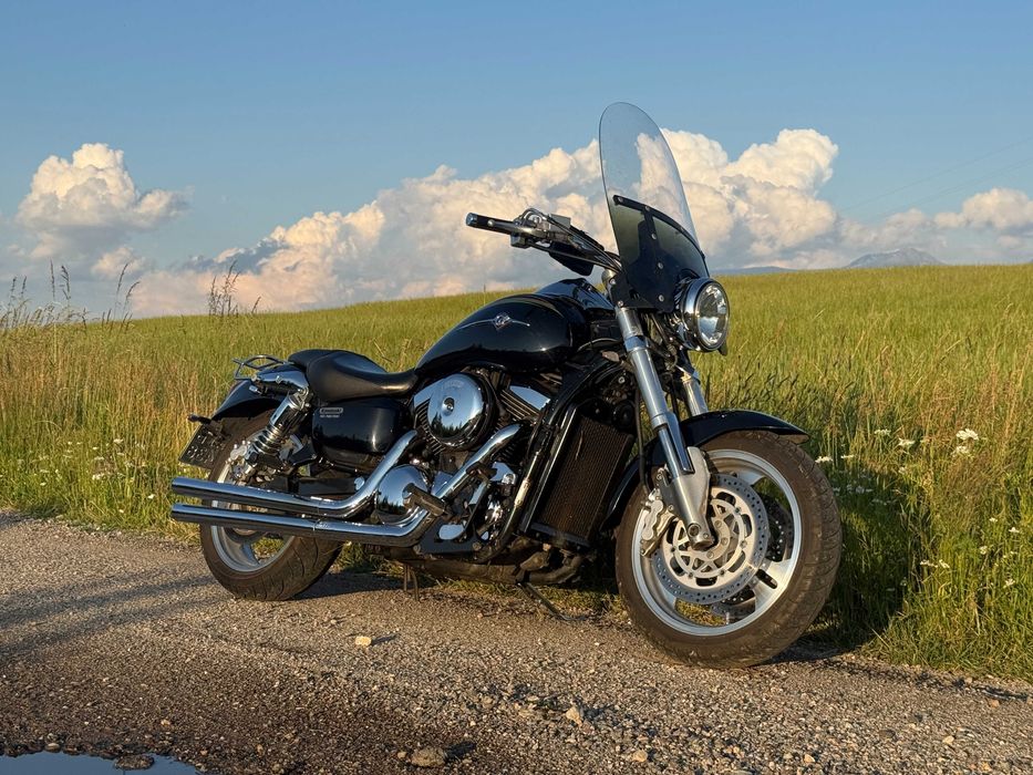 ЧОПЪР Kawasaki Meanstrike 1500 с генеранция Vance and Hines