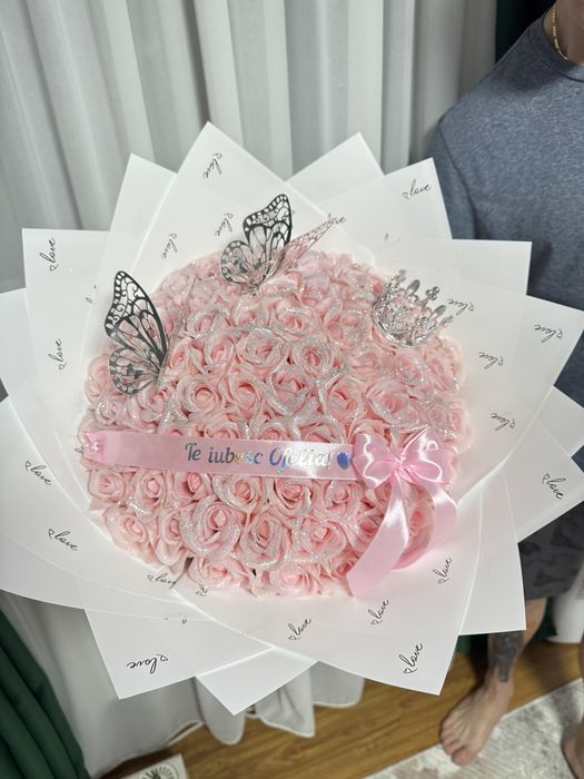 Buchete cu trandafiri din sapun