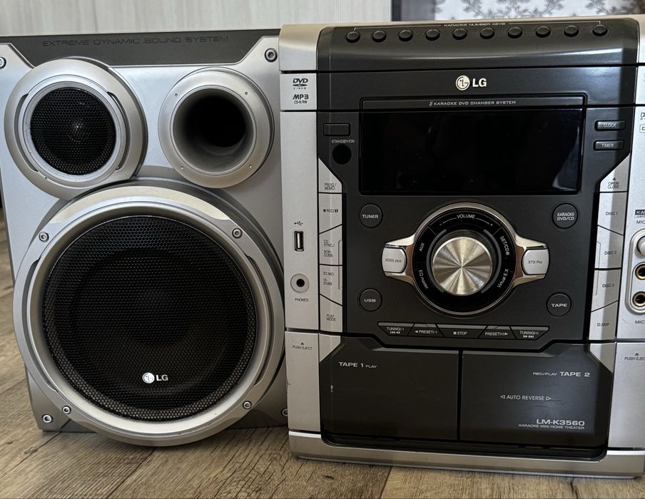 LG — музыкальный центр с караоке