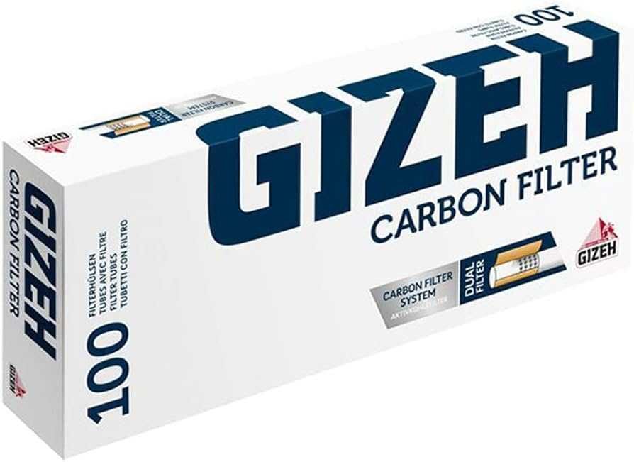 Tuburi tigari Gizeh carbon 100  pentru injectat tutun