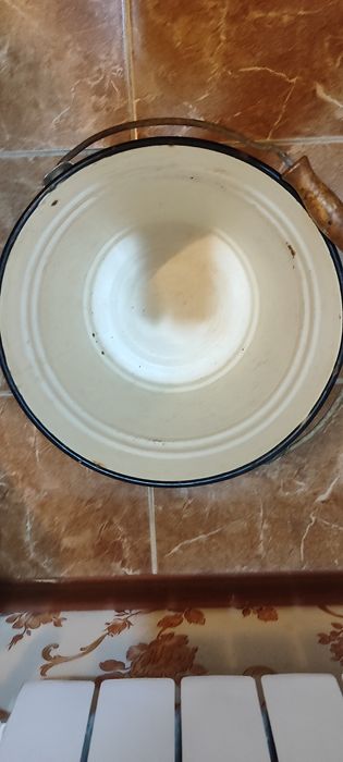 Ведро эмалированное бу