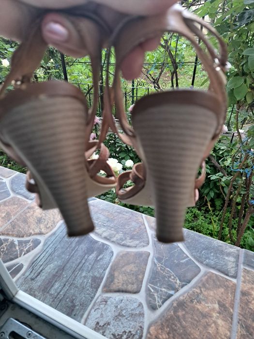 Sandale damă din piele naturală,  Vera Pelle (39)