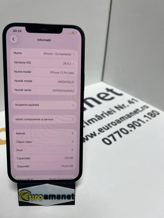 iPhone 12 Promax 128 Gb 75% baterie -P-