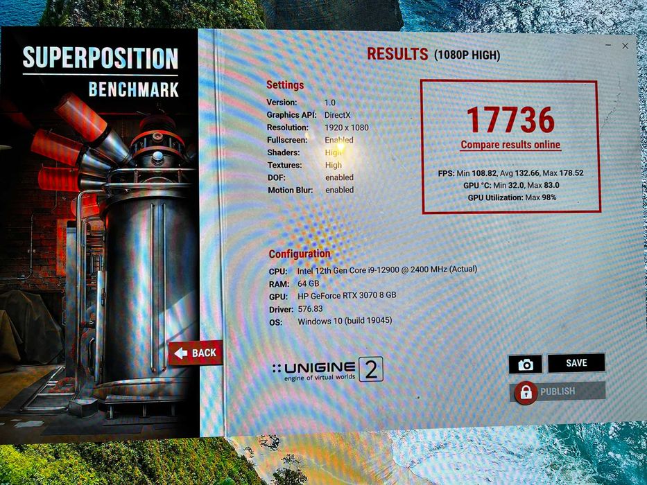 Геймърски i9 12900/RTX 3070/64gb рам/Nvme 1.5tb/HP Elite Tower 800 G9