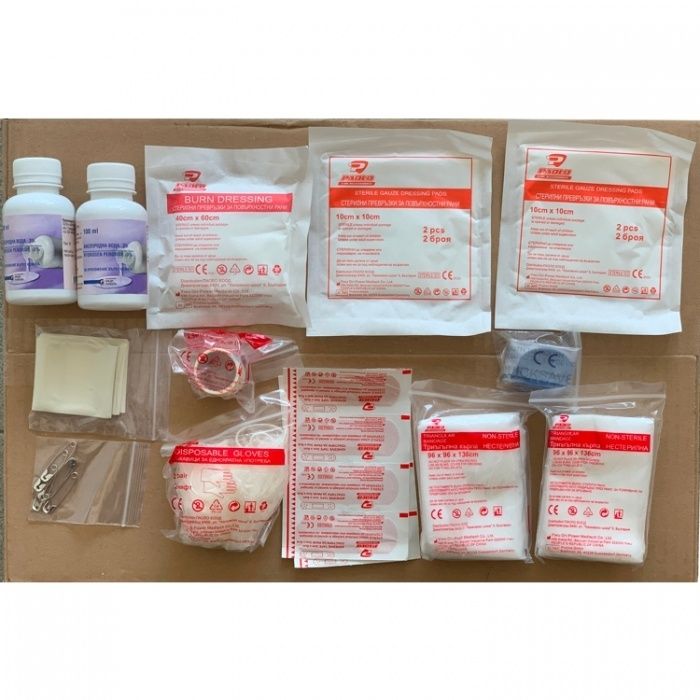 Авариен комплект по БДС за МПС Аптечка Кола Бус Микробус Автомобил