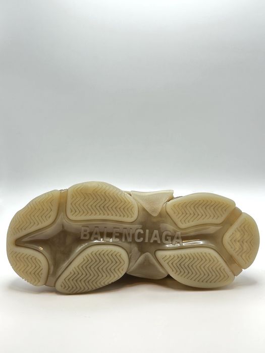 Balenciaga Triple S Clear Sole Nude Sneakers