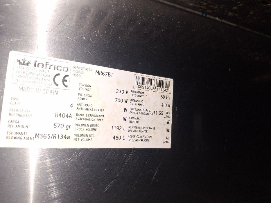 Хладилна маса минусова/ фризер INFRICO