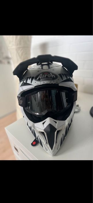 Каска Airoh Wraap XL +100% очила