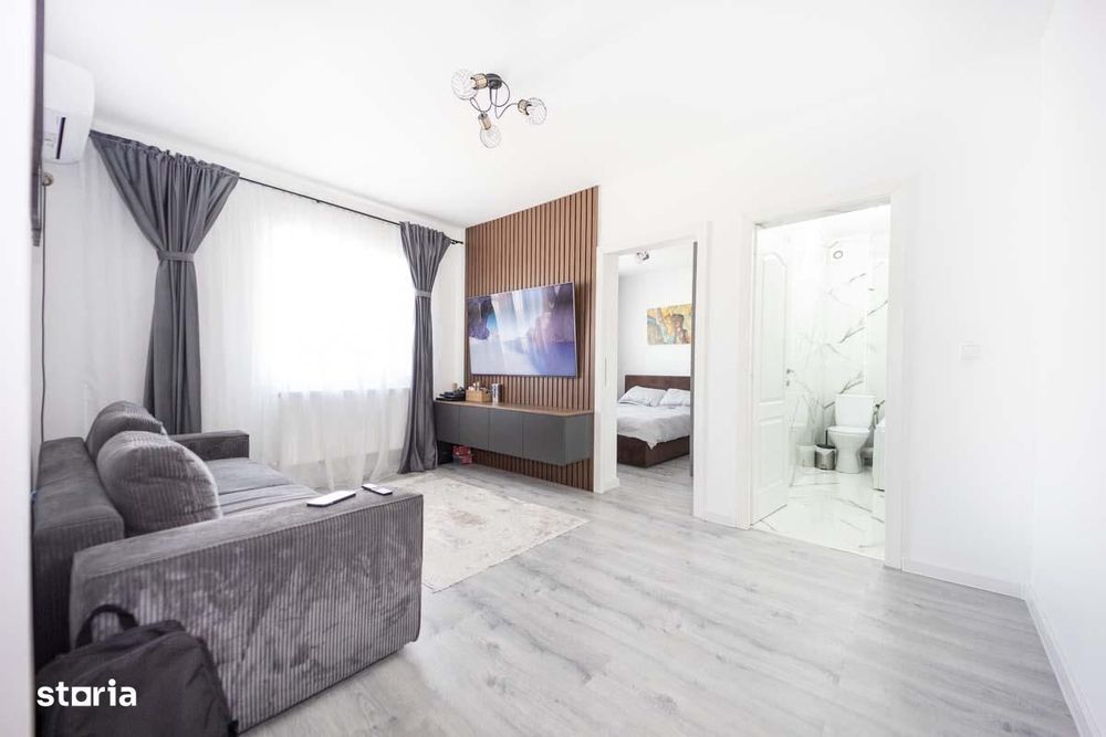 Capat CUG MOBILAT LUX apartament  2 camere INTABULAT