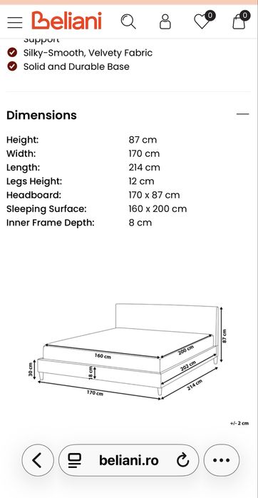 Pat 160/200. BELIANI