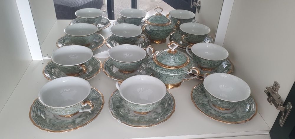 Vand set portelan aurit