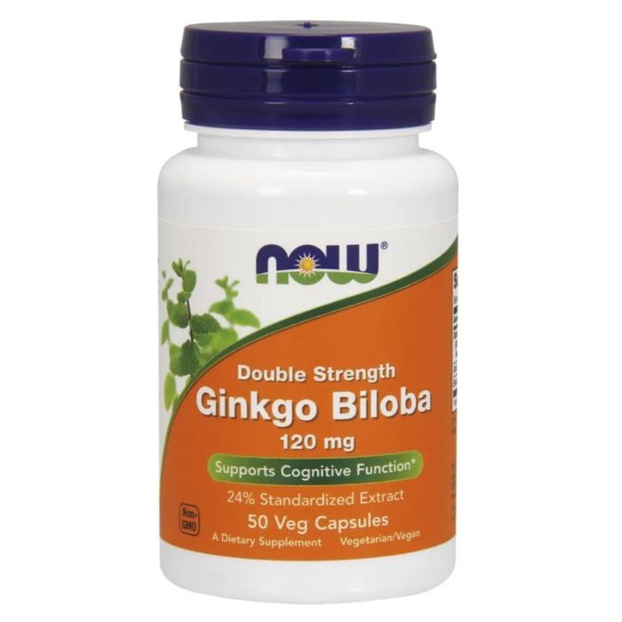 Гинкго Билоба, Ginkgo Biloba, Now Foods, двойная сила

120 мг
50 вегет