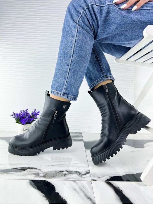 Ботинки натуральная кожа